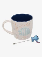 Disney Lilo & Stitch Doodle Icons Mug with Figural Stirrer