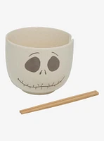 Disney The Nightmare Before Christmas Jack Skellington Face Ramen Bowl with Chopsticks - BoxLunch Exclusive