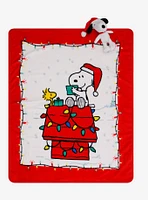 Peanuts Snoopy Holiday Hugger Pillow & Throw Set