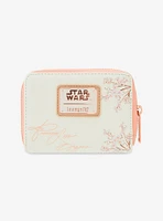 Loungefly Star Wars Princess Leia Floral Small Zip Wallet