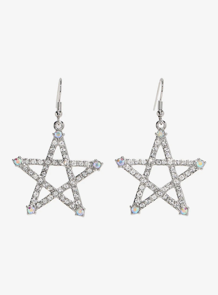 Bling Star Drop Earrings