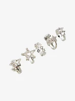 Rhinestone Star Ring Set