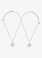 Bling Star Best Friend Necklace Set