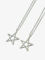 Bling Star Best Friend Necklace Set