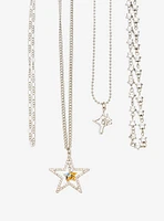 Star Bling Chain Necklace Set