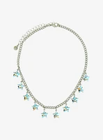 Iridescent Star Charm Choker