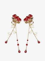 Sweet Society Strawberry Ladybug Mini Claw Hair Clip Set