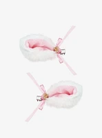 Sweet Society Strawberry Bow Cat Ear Hair Clip Set