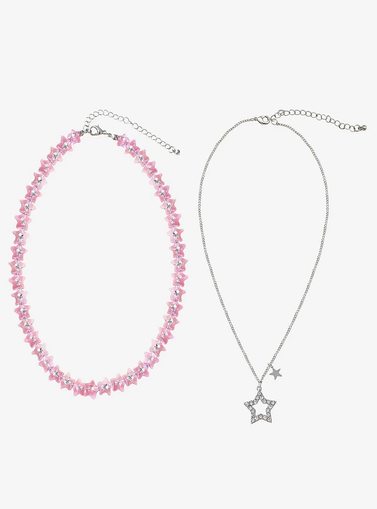 Sweet Society Repeated Star Necklace Set