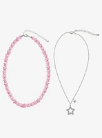 Sweet Society Repeated Star Necklace Set