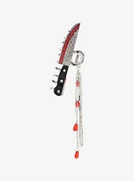 Bloody Knife Bling Claw Hair Clip