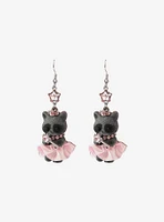 Raccoon Princess Drop Earrings