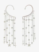 Cosmic Aura Star Drops Chain Ear Cuff Set