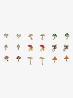 Mushroom Forager Stud Earring Set