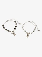 Sweet Society Teddy Bear Heart Best Friend Bracelet Set