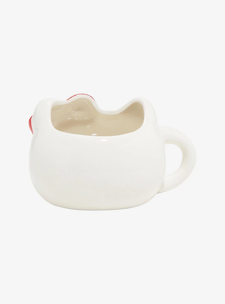 Hello Kitty Red Bow Figural Mug