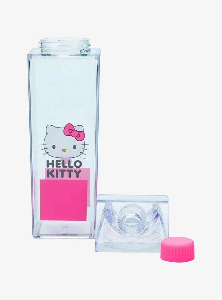 Hello Kitty Poodle Milk Carton Water Bottle