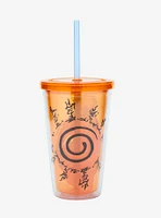 Naruto Acrylic Travel Cup With Reusable Ice Cubes