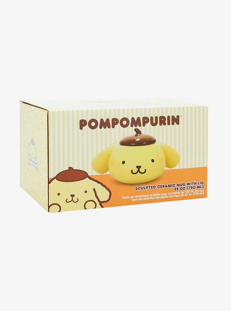 Pompompurin Figural Mug With Lid