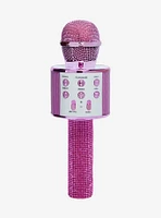 Hello Kitty Pink Rhinestone Wireless Karaoke Microphone