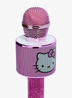 Hello Kitty Pink Rhinestone Wireless Karaoke Microphone