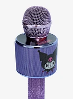 Kuromi Purple Rhinestone Wireless Karaoke Microphone