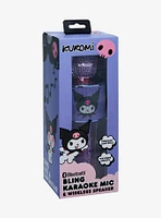 Kuromi Purple Rhinestone Wireless Karaoke Microphone