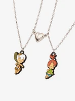 The Flintstones Pebbles & Bamm-Bamm Best Friend Necklace Set