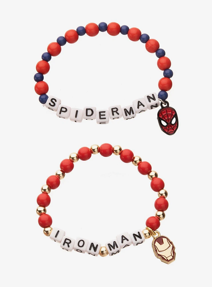 Marvel The Infinity Saga Iron Man & Spider-Man Best Friend Bracelet Set