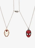 Marvel The Infinity Saga Iron Man & Spider-Man Best Friend Magnetic Necklace Set