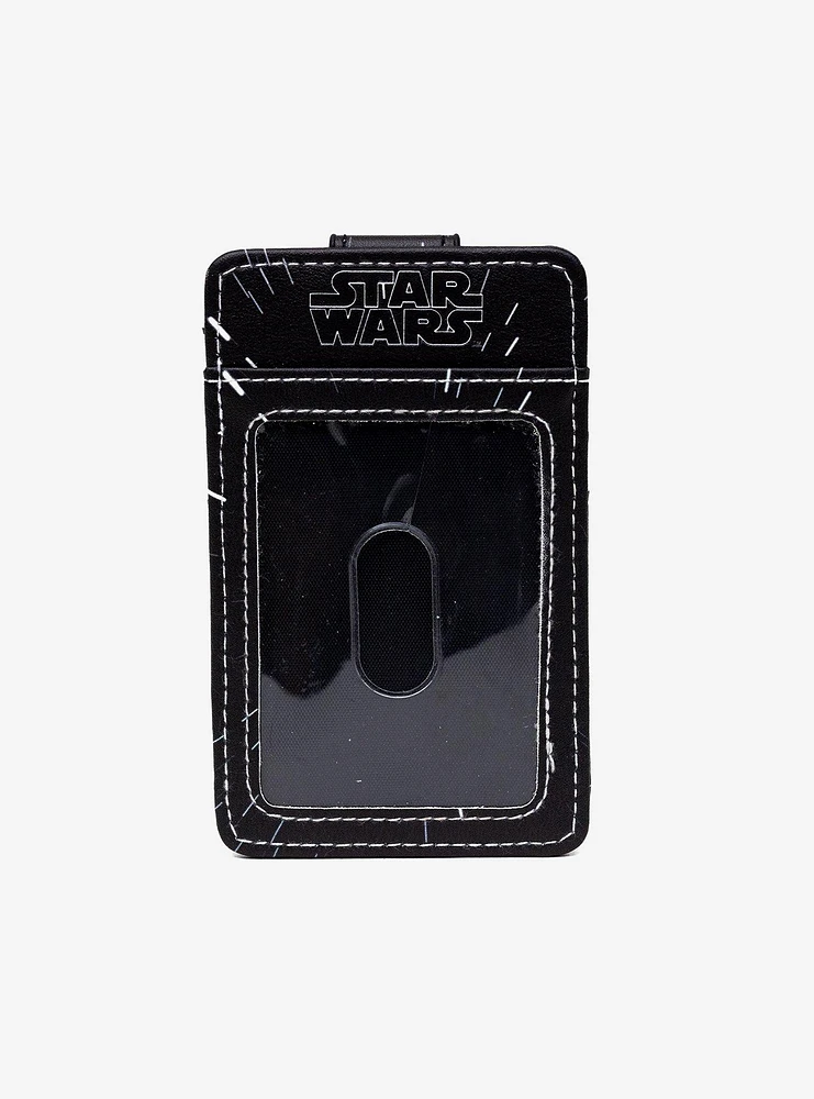 Star Wars Stormtrooper Profile with Galaxy Stars Cardholder