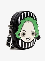 Beetlejuice Smiling Chibi Face Crossbody Bag