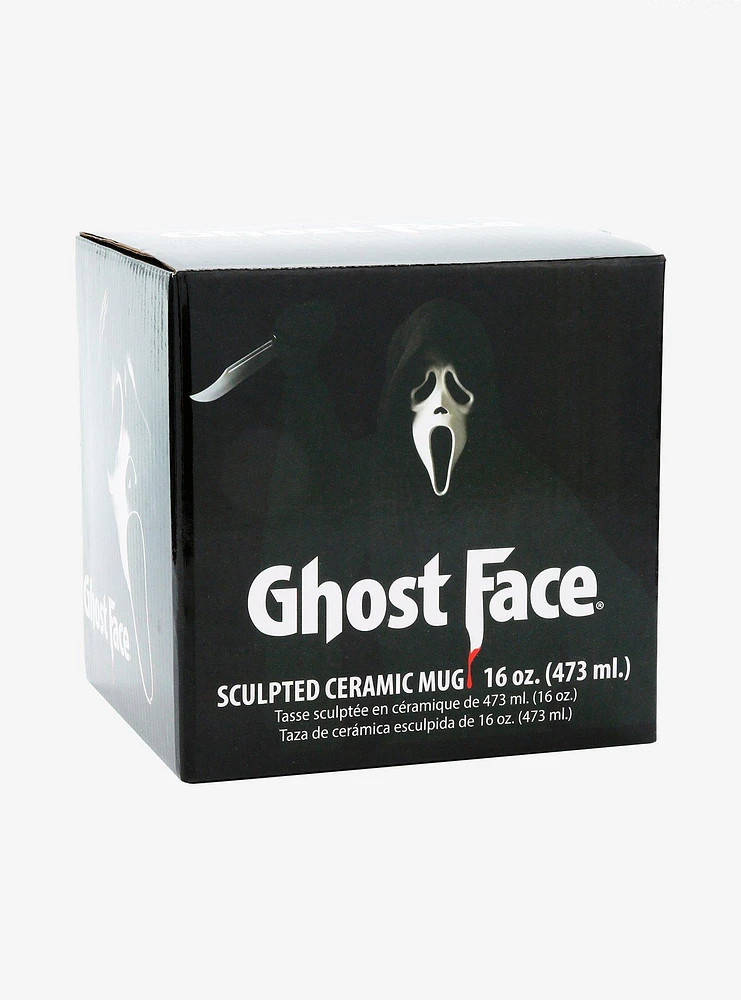 Ghost Face Mask Figural Mug