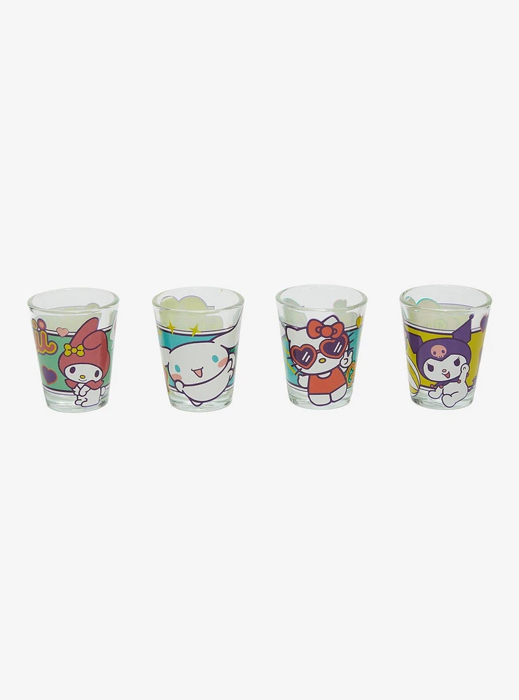 Hello Kitty And Friends Summer Fun Mini Glass Set