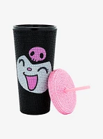 Kuromi Rhinestone Sparkle Acrylic Travel Cup