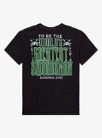 One Piece Zoro Bold Quote Double-Sided T-Shirt