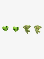 Care Bears X Universal Monsters Good Luck Bear As Gill-Man Earring Set