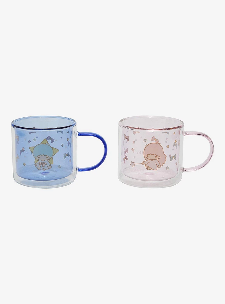 Little Twin Stars Double Wall Glass Mug Set