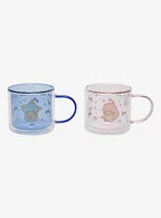 Little Twin Stars Double Wall Glass Mug Set