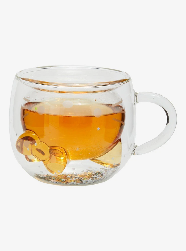 Hello Kitty 50th Anniversary Double Wall Glass Mug