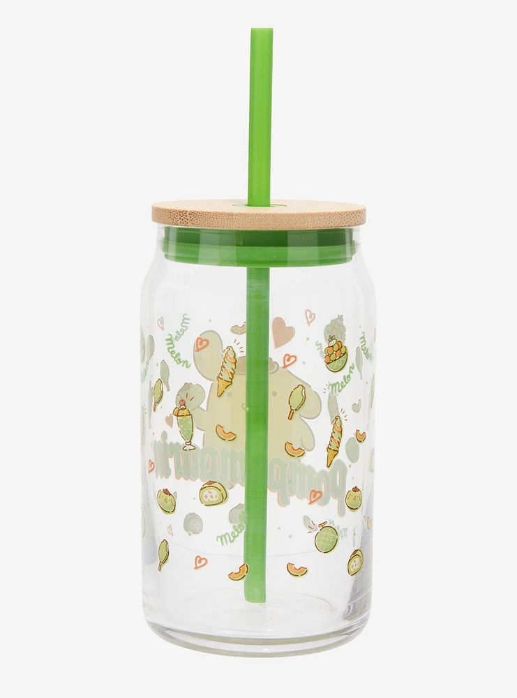 Pompompurin Treats Glass Travel Cup