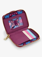 Loungefly Disney Beauty and the Beast Belle Stained Glass Portrait Small Zip Wallet - BoxLunch Exclusive