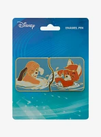 Disney The Fox and the Hound Todd and Copper Splashing Enamel Pin Set