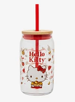 Hello Kitty Treats Glass Travel Cup