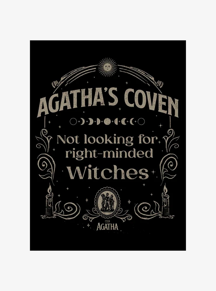 Marvel Agatha Coven Witches Sign T-Shirt