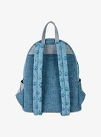Loungefly Disney Dogs & Cats Denim Mini Backpack