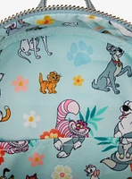 Loungefly Disney Dogs & Cats Denim Mini Backpack