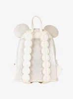Loungefly Disney Minnie Mouse Ears Lace Wedding Mini Backpack