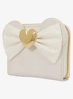 Loungefly Disney Minnie Mouse Ears Lace Wedding Small Zip Wallet