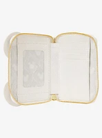 Loungefly Disney Minnie Mouse Ears Lace Wedding Small Zip Wallet